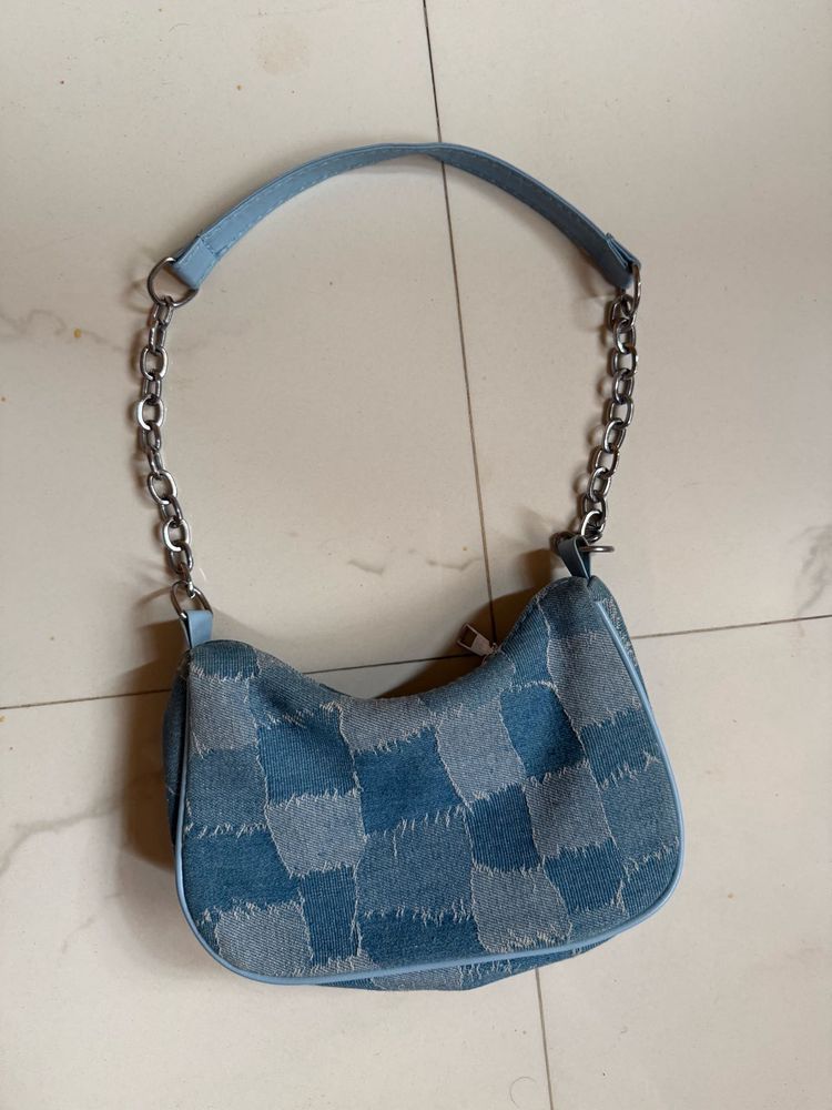 Denim Shoulder Bag