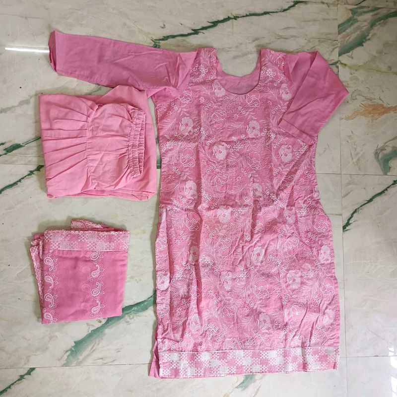 stiched cotton suit New