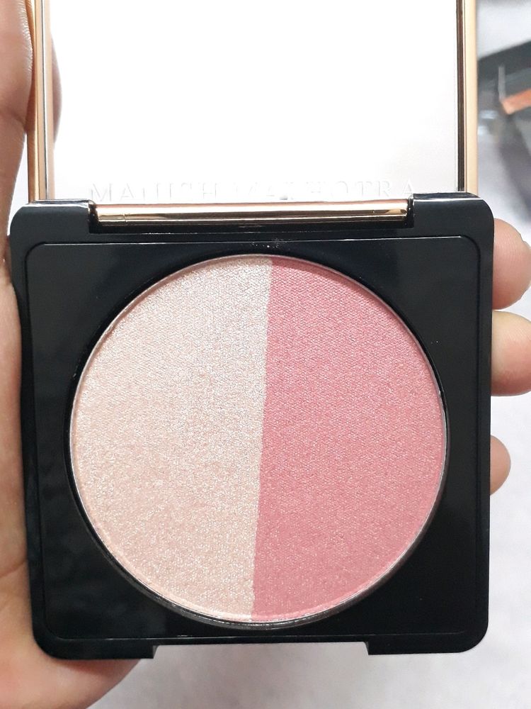 MyGlamm Manish Malhotra Illuminating Blush Highlighter Duo-sheer Glitz
