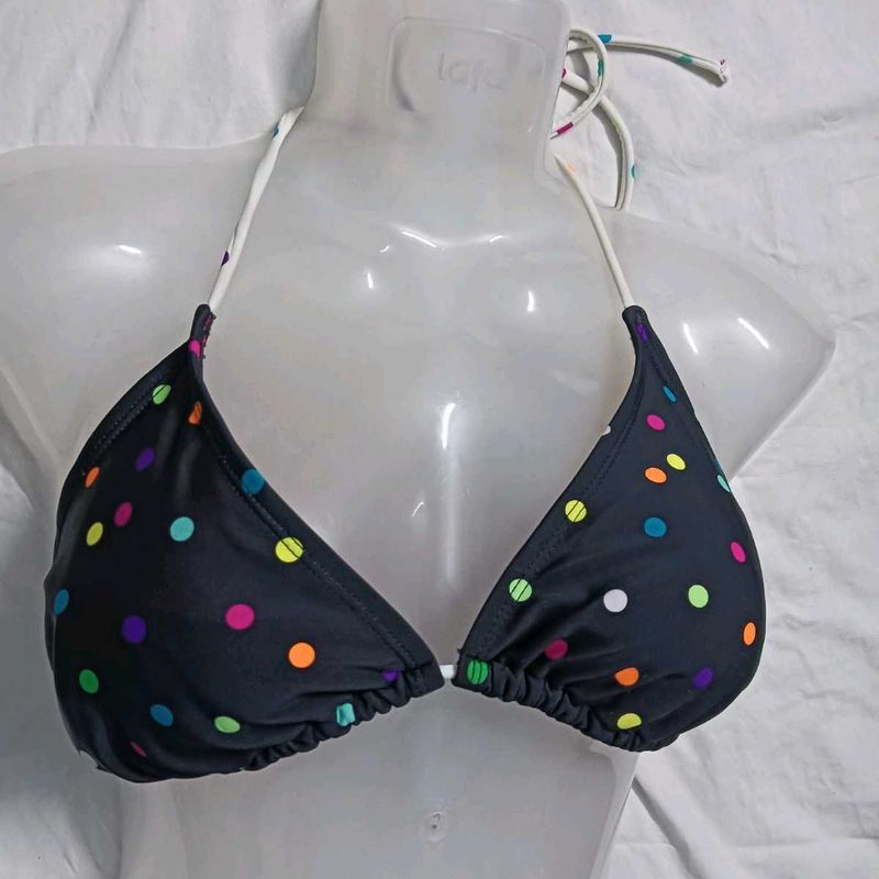 ⭐ Cute Polka Dot Bikini Top