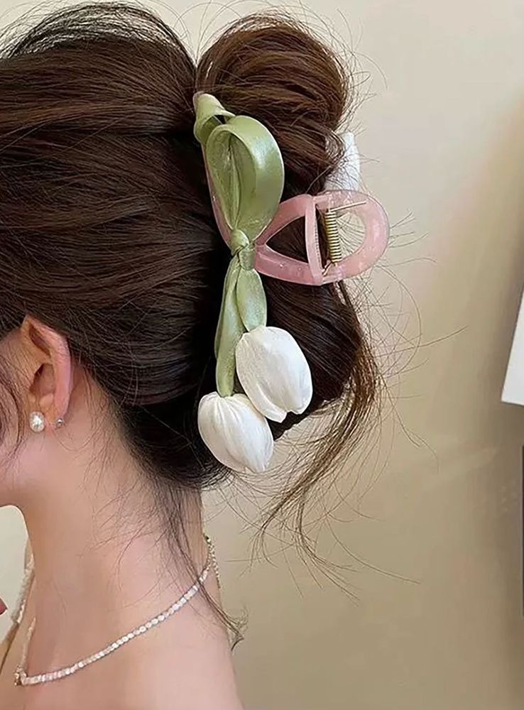 Cute Tulip Hair Claw Clip