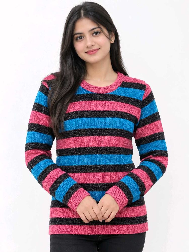 Striped Crew Neck Sweater