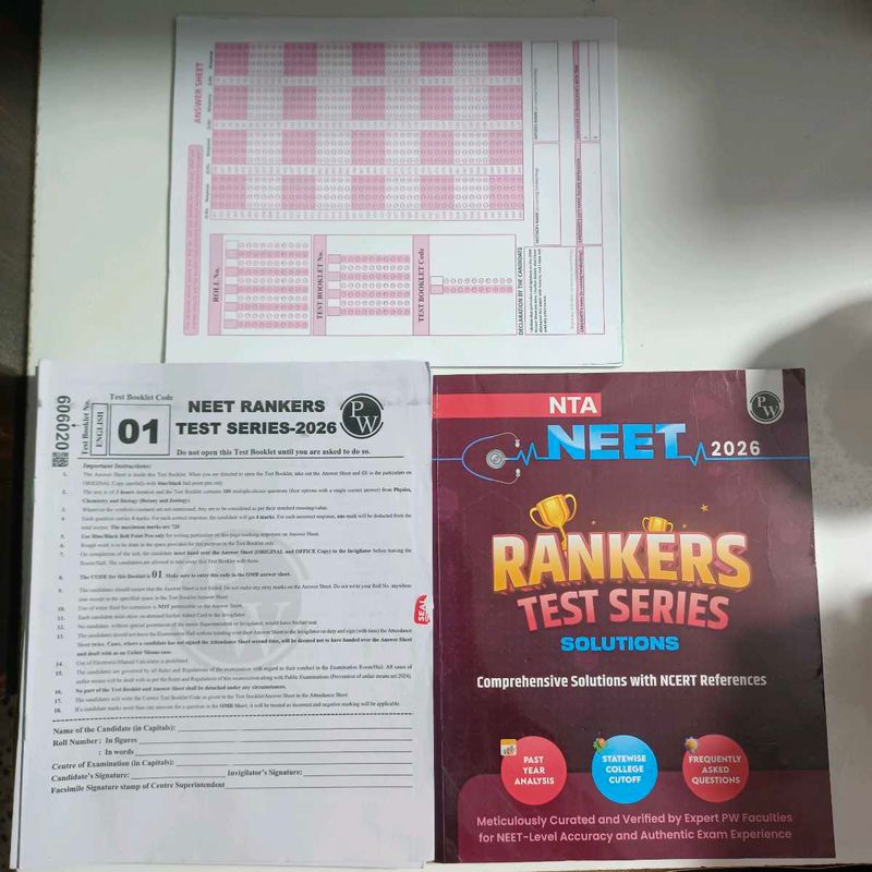 NEET Rankers Test Series 2026