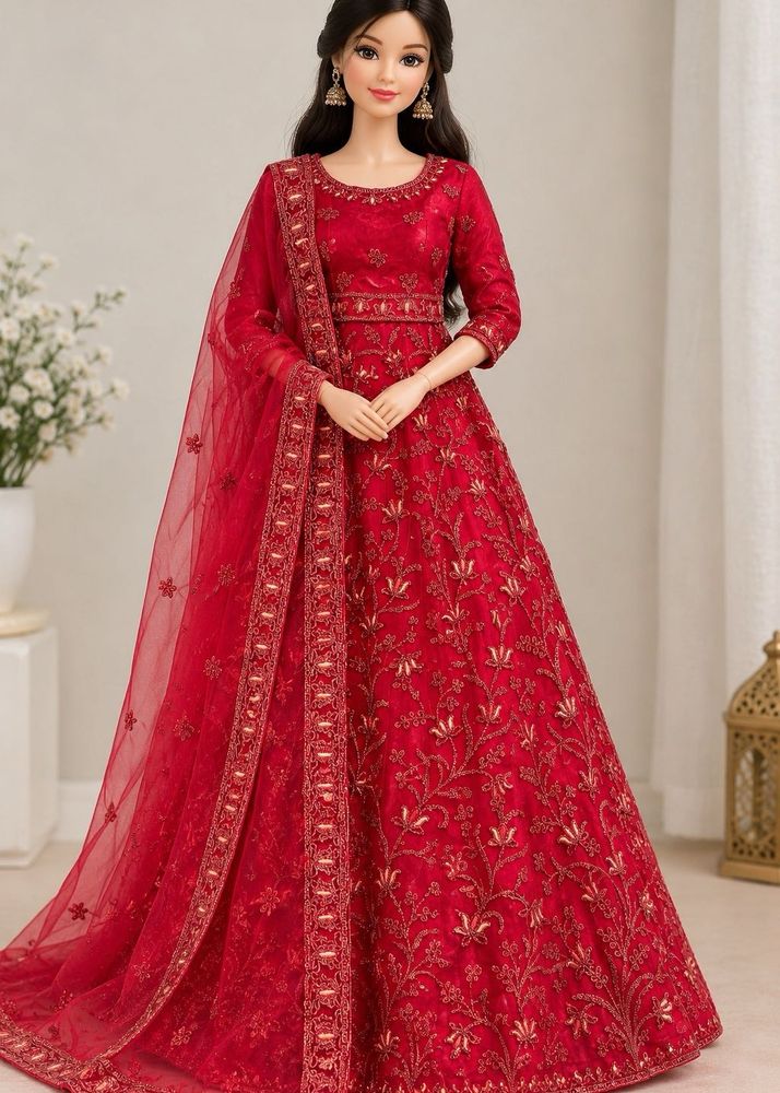 heavy pridal rose padded gown not used