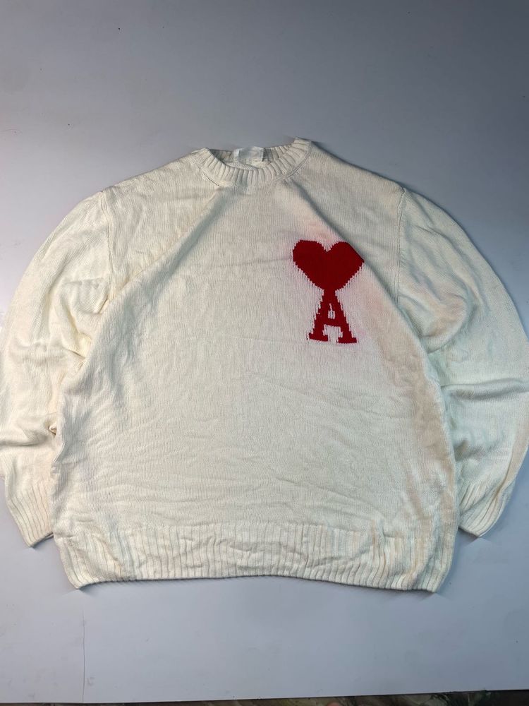 AMI Paris Heart Logo Sweater