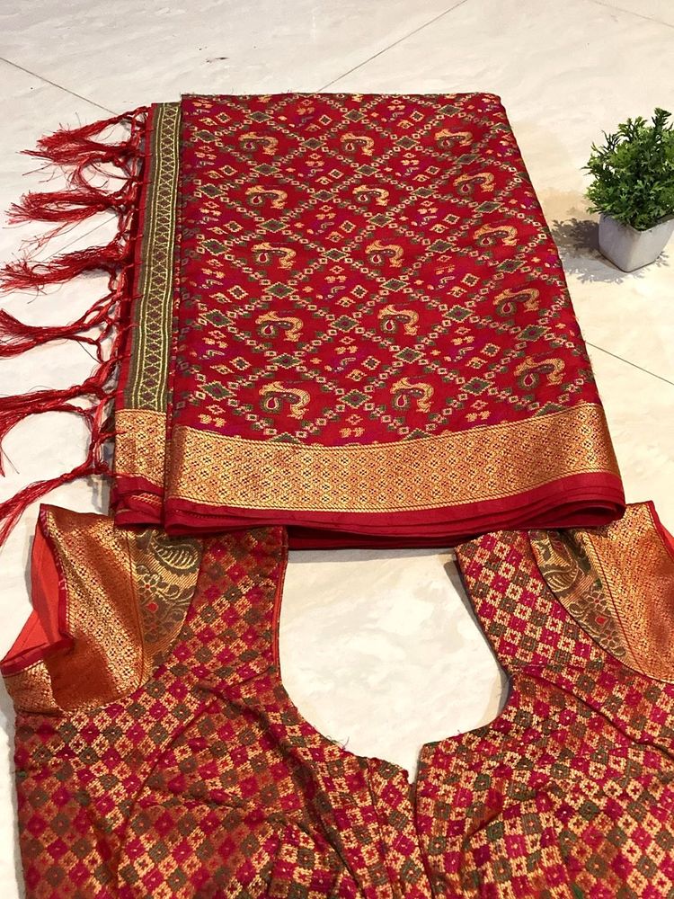 Red Saree