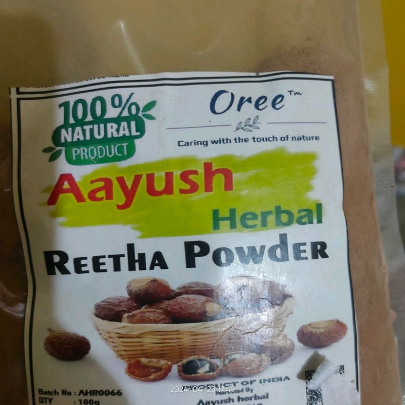 Reetha &amp; Amla Powder Combo