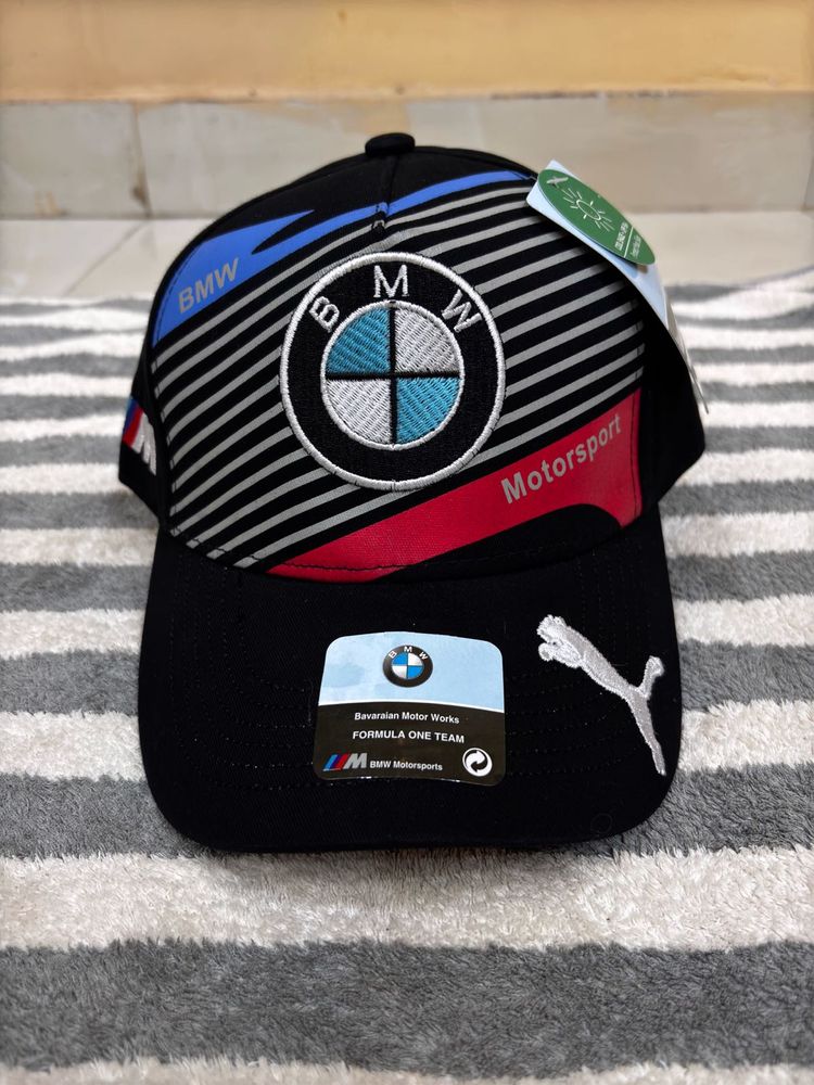 BMW Motorsports X Puma Men’s Baseball Black Cap