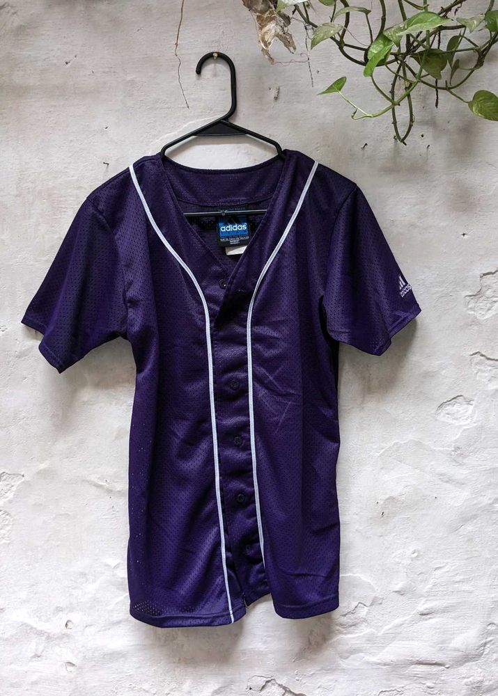 Adidas Purple Baseball Jersey