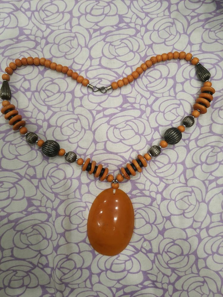 Orange Statement necklace