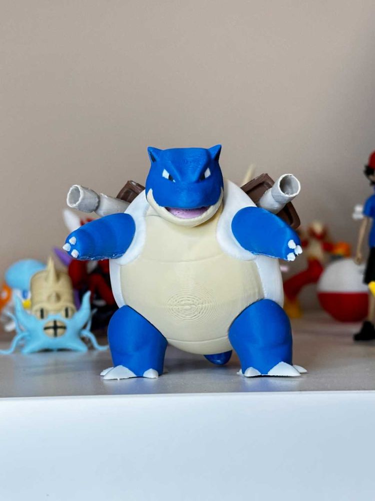 Blastoise Pokemon Figure 3d printed