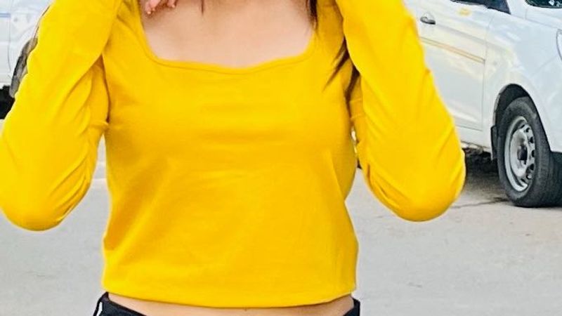 Bright Yellow Long Sleeve Top