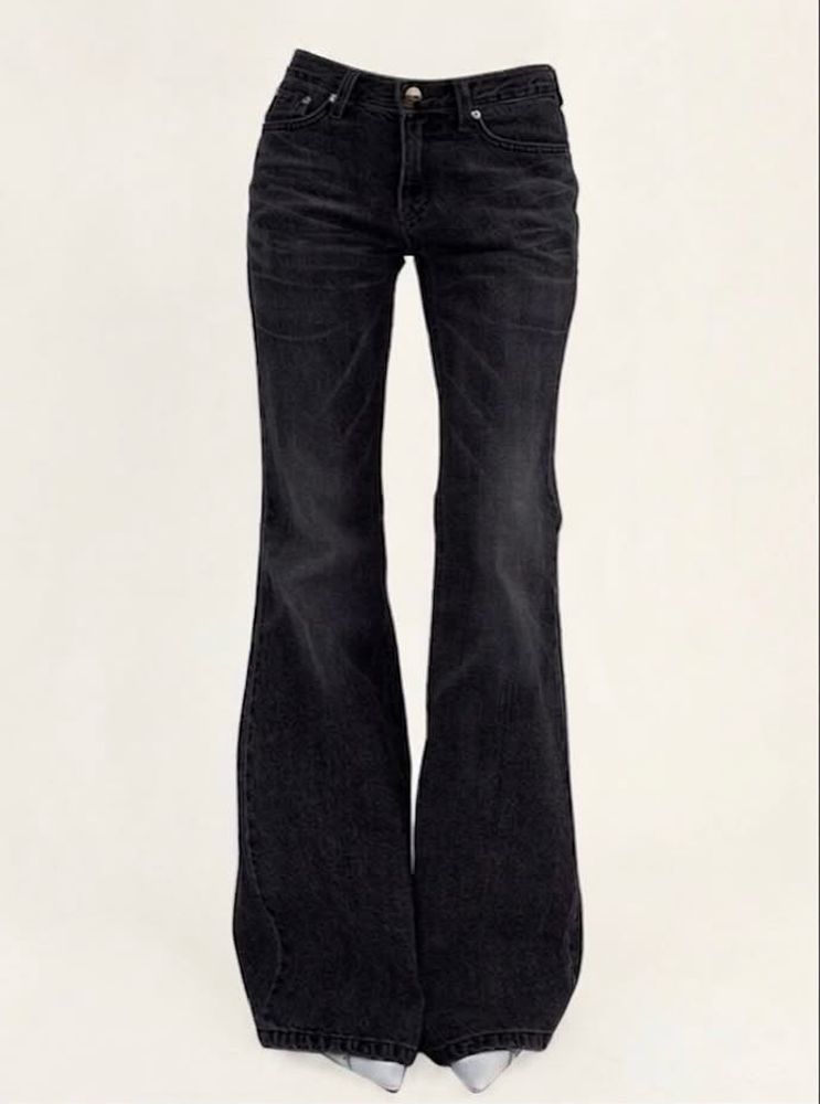 Y2k vintage Flared/Bootcut black Jeans BRAND NEW