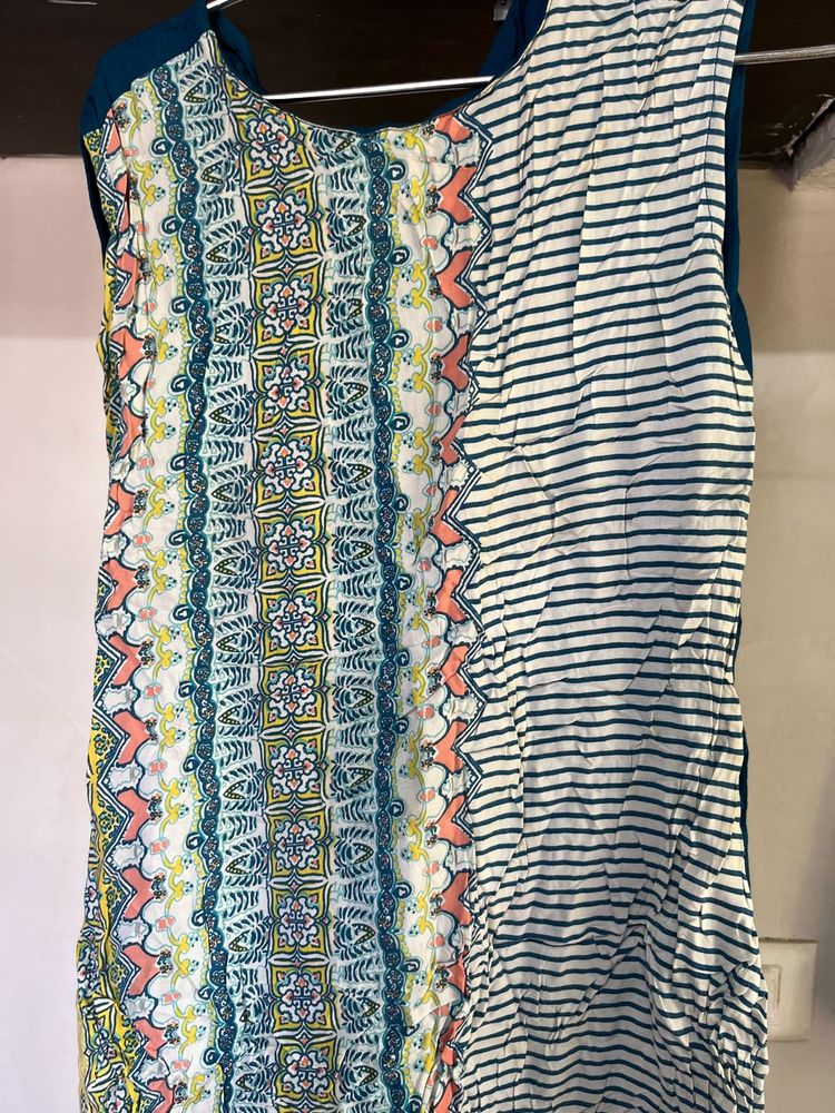 Colorful Sleeveless Dress