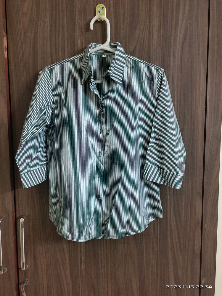 Women's Formal Shirt - Green Color