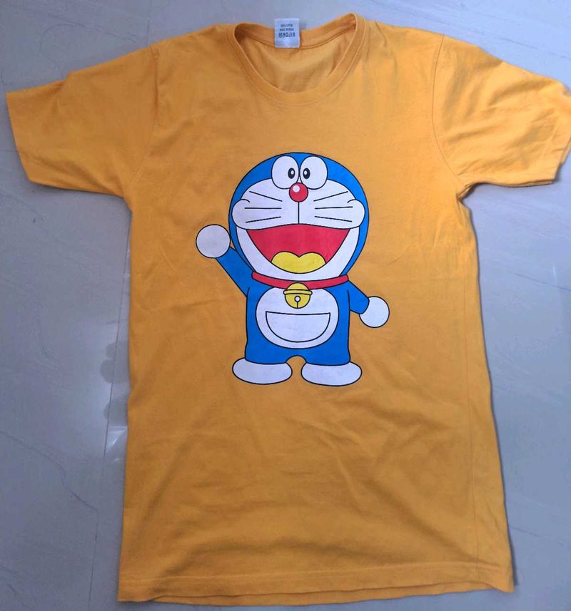 Cute Doraemon Graphic T-Shirt