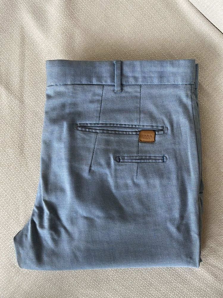 Zara Sky Blue Chinos