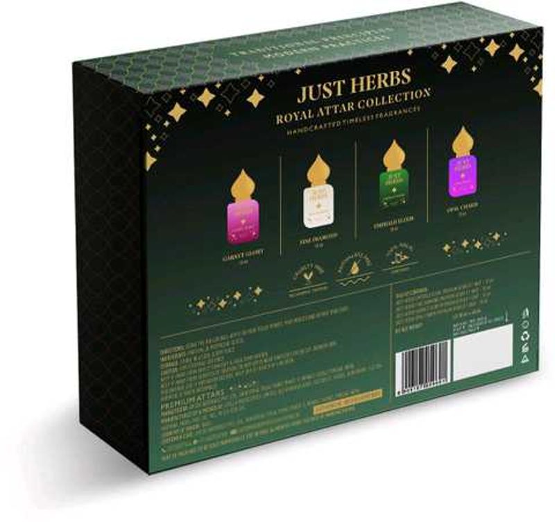 short perfume bottle just herbs