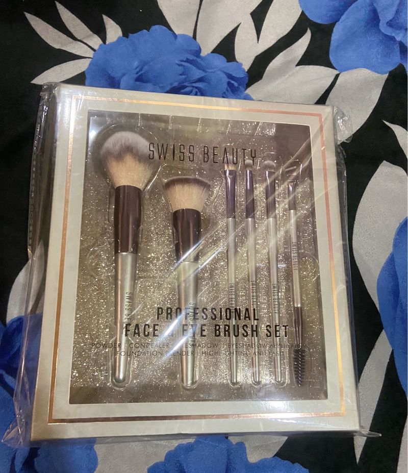Swiss Beauty Professional Face &amp; Eye Brush Set