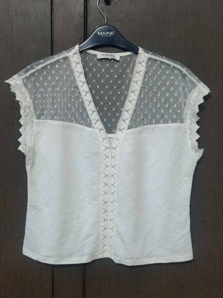 NEW ELEGANT 🤍 WHITE TOP