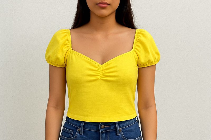Butter yellow top