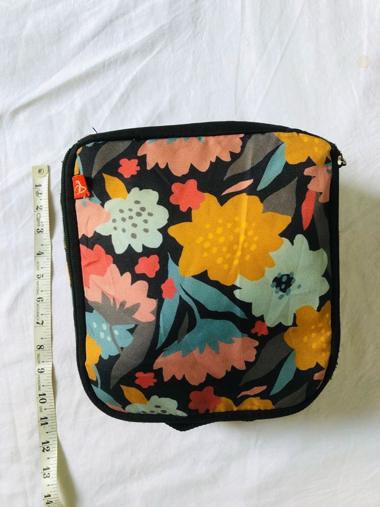 Floral Print Pouch