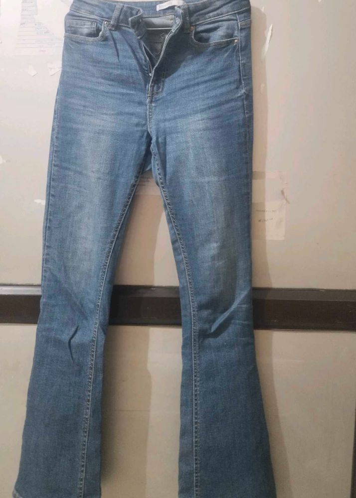 Blue Flare Jeans