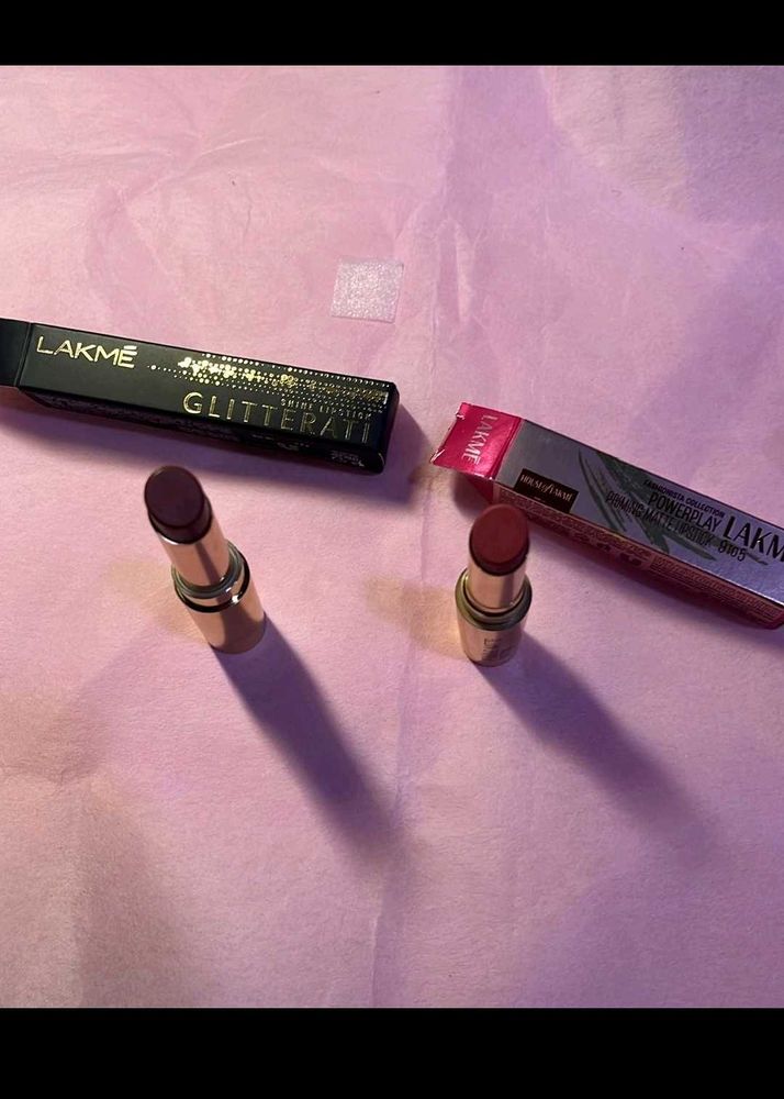 Lakme Lipsticks - Glitterati &amp; Powerplay