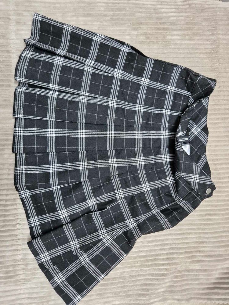 Plaid Mini Skirt