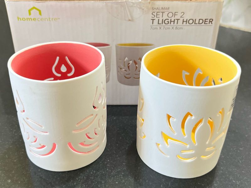 Set of 2 T-Light Holders
