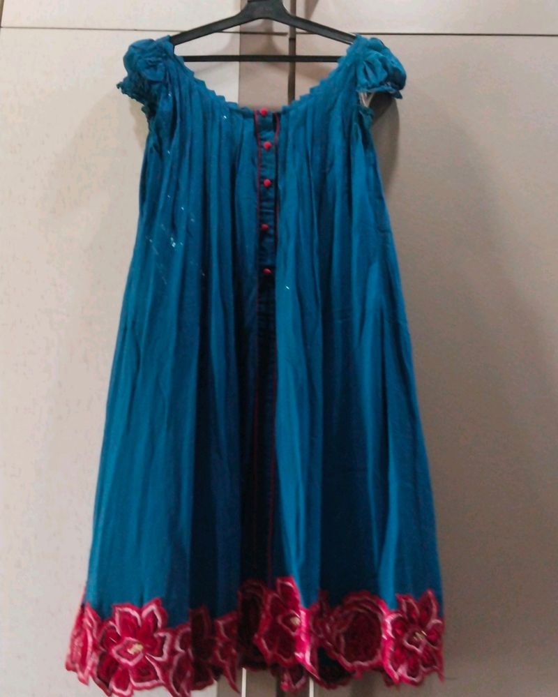 Shimmery Kurti Churidar Suit