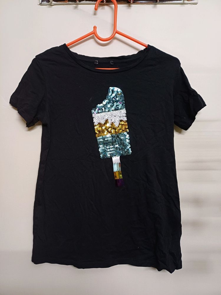 Black Casual Top