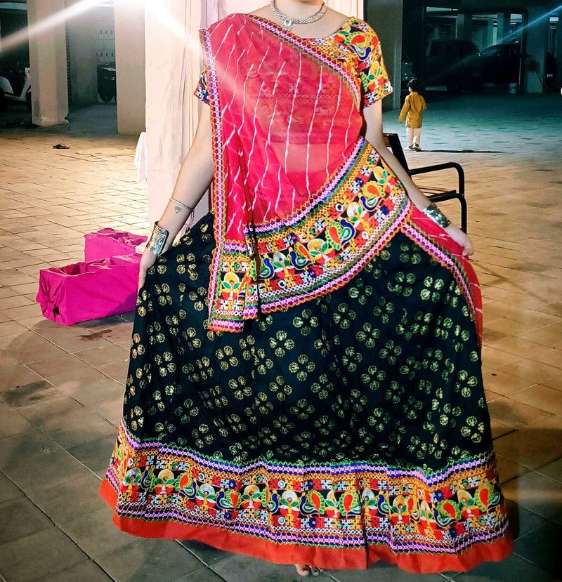 Vibrant Embroidered Lehenga Choli Set
