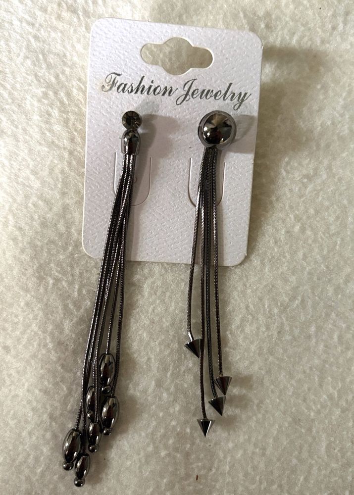 Unique Dark Drop Earrings