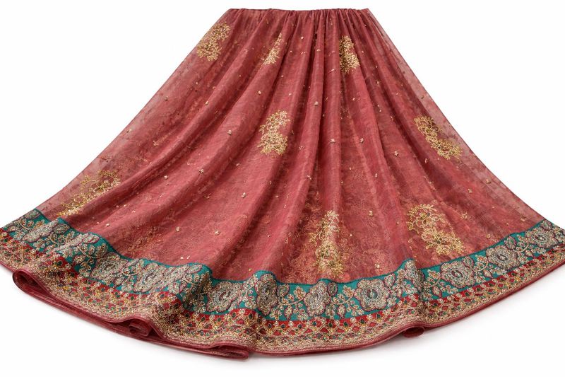 onion pink dupatta