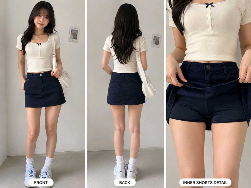 Cute Skirt with Built-in Shorts