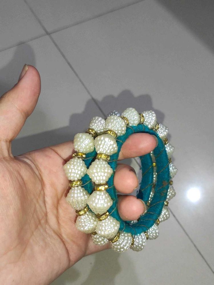 Beaded Bangle Set