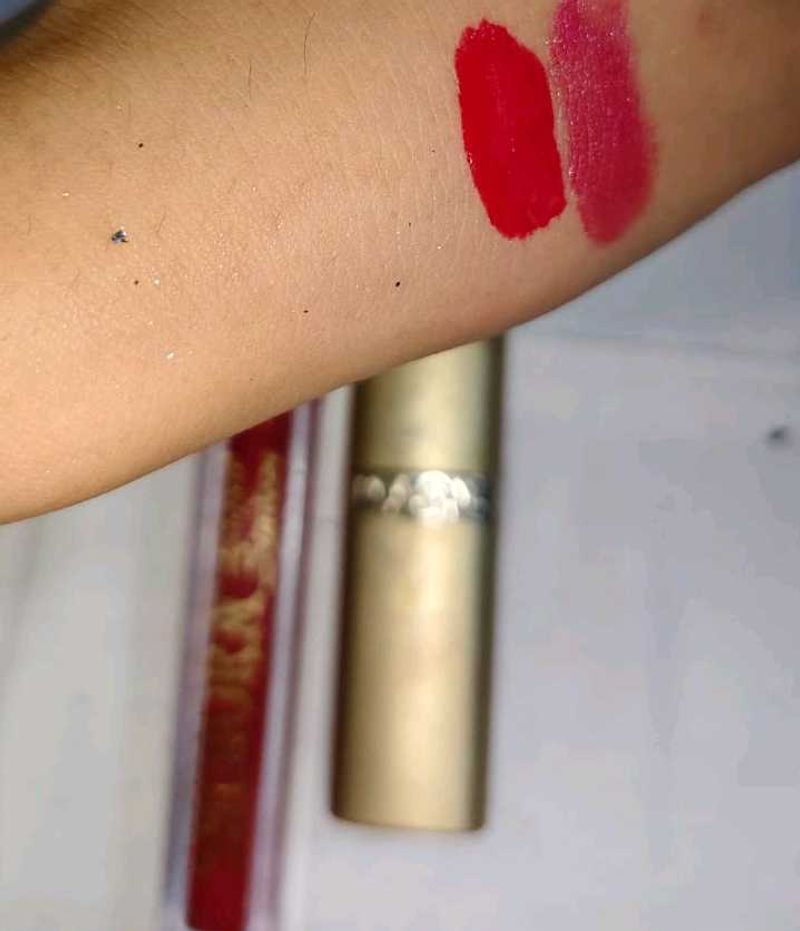 Vibrant Red Lip Swatches