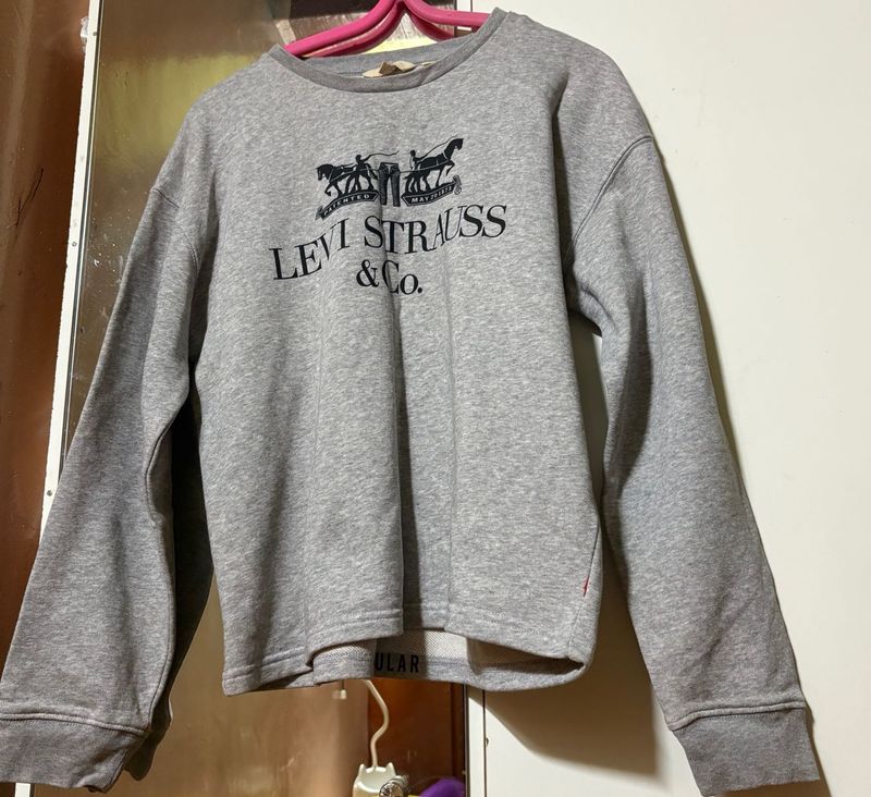 Levi Strauss &amp; Co. Grey Sweatshirt