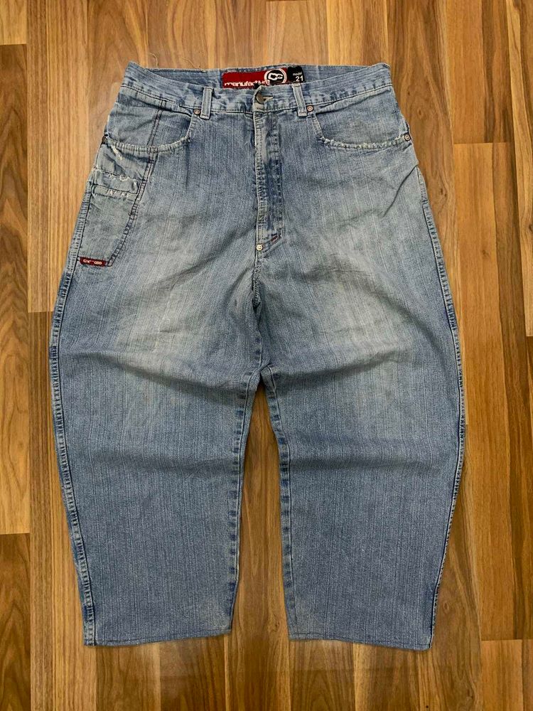 Light Wash Baggy Jeans