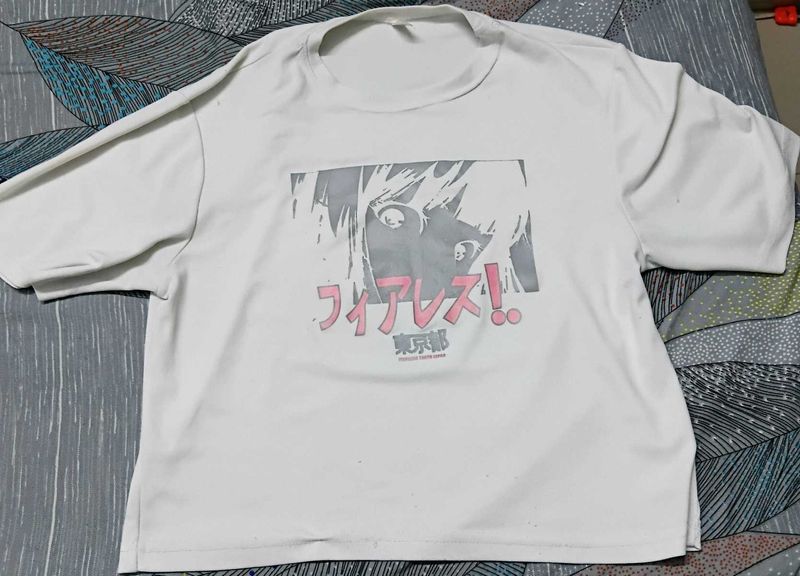 Anime Print Graphic Tshirt