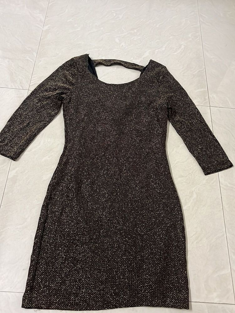 Sparkly Long Sleeve Dress