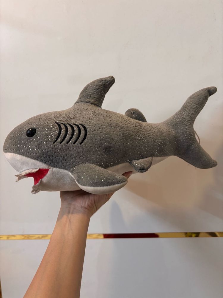 Sparkly Shark Plush Toy