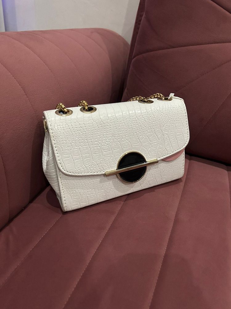 White Brand New Sling Bag