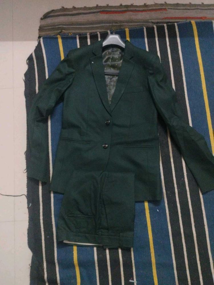 Men's Dark Green Suit