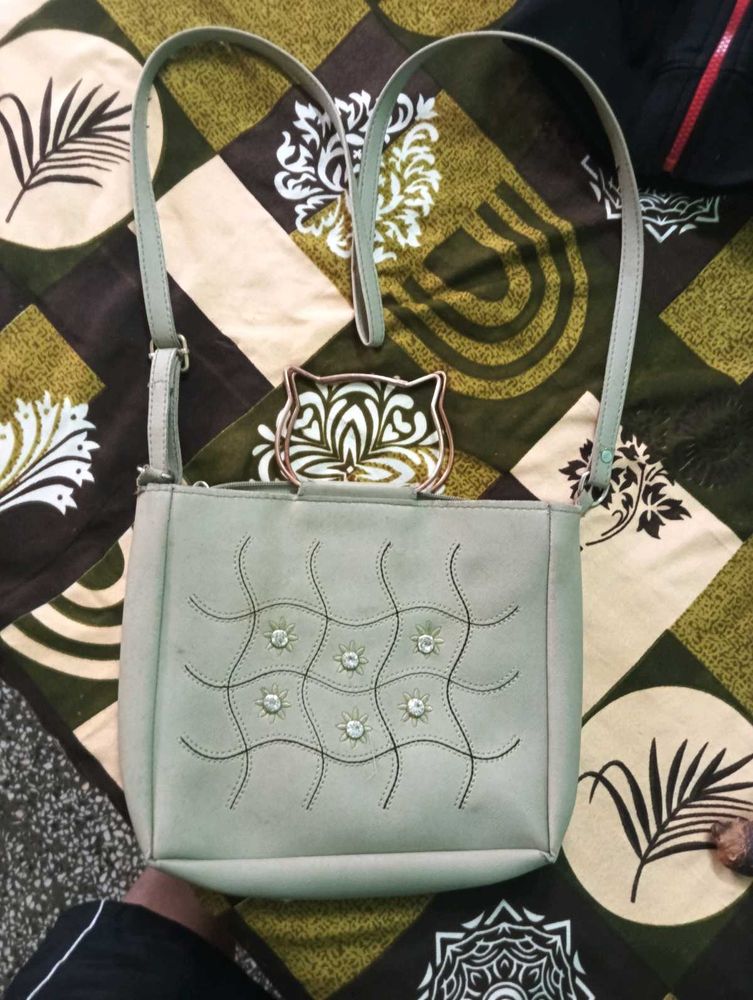 Cute Owl Design Handbag