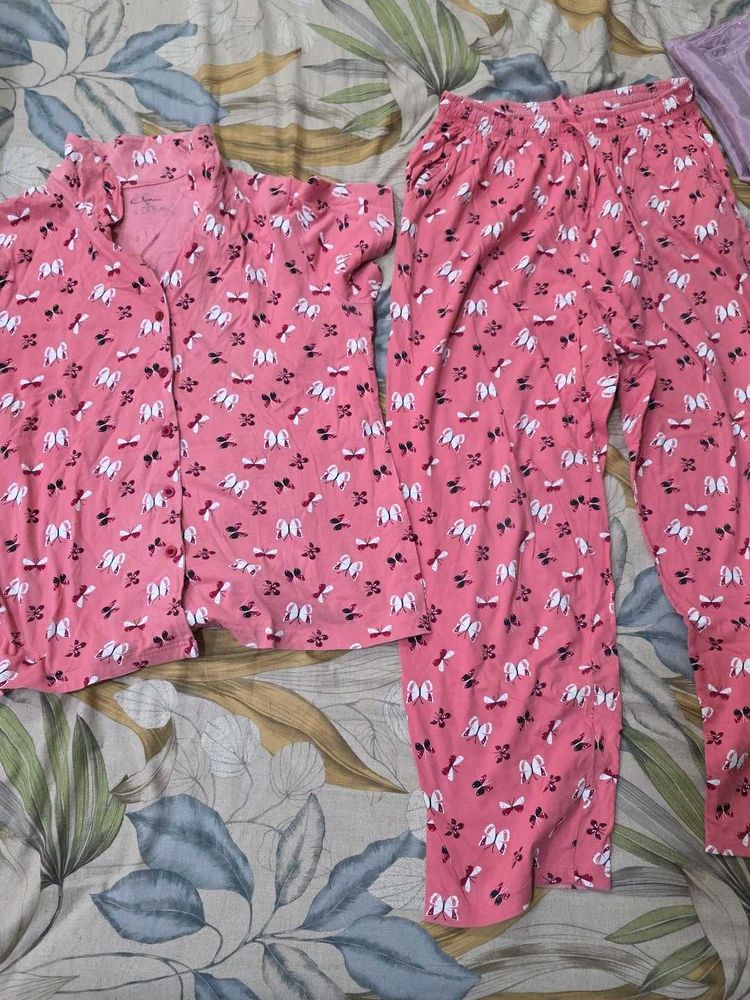 Cute Pink Pajama Set