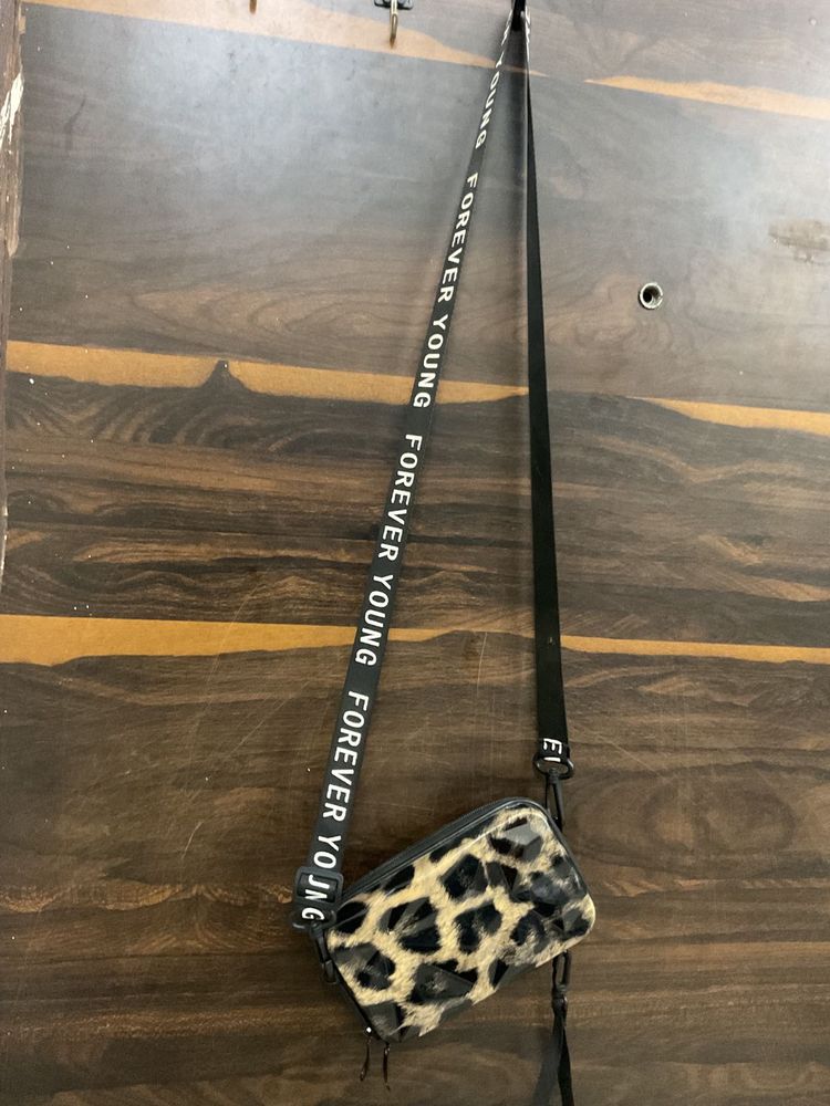 Leopard Print 'Forever Young' Crossbody