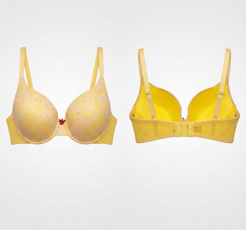Yellow Padded Bra
