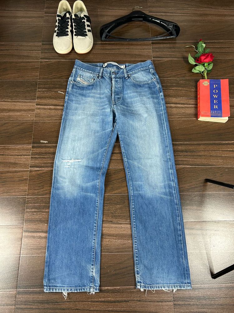 Diesel Distressed Blue Denim Jeans